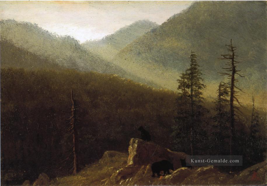 Bären in der Wildnis Albert Bierstadt Ölgemälde